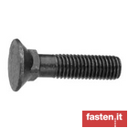 Flat countersunk square neck bolts with short square