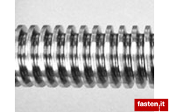 Trapezoidal threaded screws, nuts and bars
