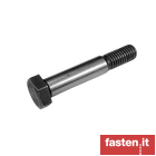 Hex head shoulder bolts with short threaded portion