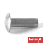 Flachrundniete  Nenndurchmesser 1,4 mm bis 6 mm