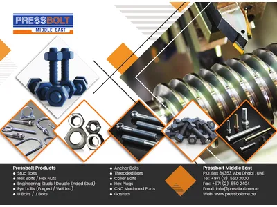 Press Bolt Middle East Manufacture Of Bolts And Nuts L L C